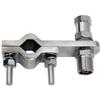 212 Main Skinny Double Groove Horizontal Aluminum Mirror Mount with SO239 Stud view 1