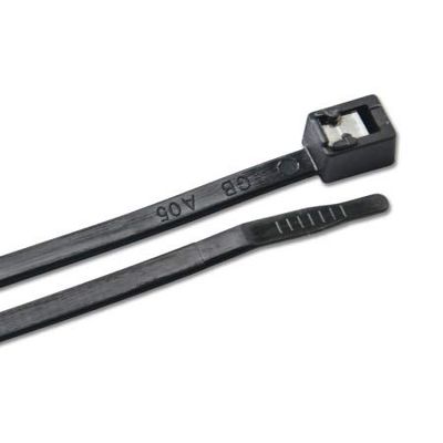 212 Main UV Black Self Cutting Cable Zip Ties, Pack of 500-11 in.