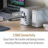 QNAP TS-216G-US - The Most Affordable 2-Bay 2.5GbE Desktop NAS, Equipped with ARM Cortex-A55 Quad-Core CPU, Built-in NPU and 4GB DDR4 RAM (Diskless) view 2