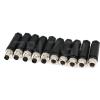 ZBLZGP M8 4Pin Waterproof Connector Male Female Plug Socket Cable Unshielded Screw Threaded Coupling Electrical Connector Field Assembly Wireable Aviation Connector 5Pack view 4
