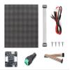 Coolwell RGB LED Matrix Panel for Raspberry Pi for Arduino Full Color 64x64 LED Panel 192x192 mm 3mm Pitch 4096 LEDs with Power Adapter Board view 1
