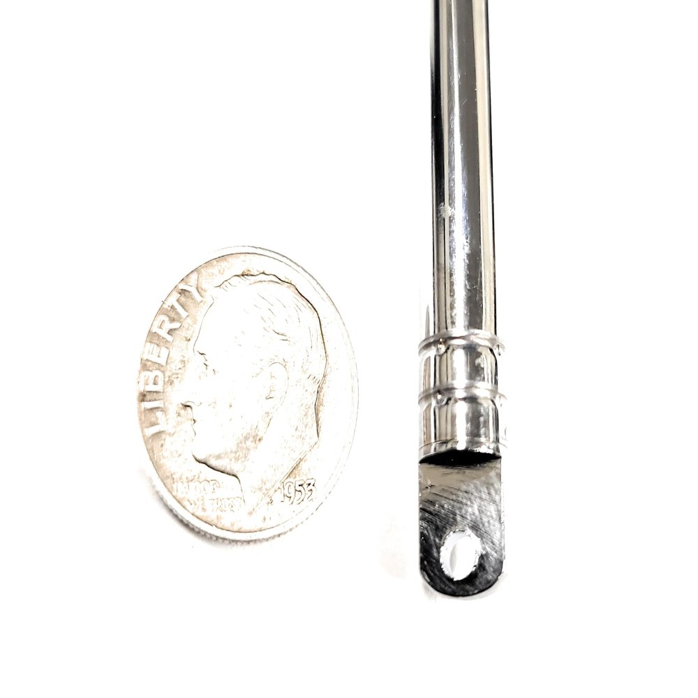 Antenna Replacement Rod Antenna SIM-4h PRB/Russell 9.5" First Section EXTENDS to 40" Total 7 Sections (1 Unit) Ring Mount FITS #4 Bolt
