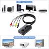 HDMI to S Video RCA Converter, 1080P HDMI to AV Composite S-Video 2 in 1 Converter for DVD/STB/PS3/PS4 to Display on Older TV with Svideo/RCA Inputs(Not Support 4k HD) view 2
