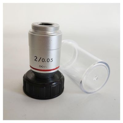 Joebo Microscope Kit 1X 2X Objective 195 Thread 20.2 Mm for Biological Microscope Microscope Lens Adapters (Color : 2X-Infinity)
