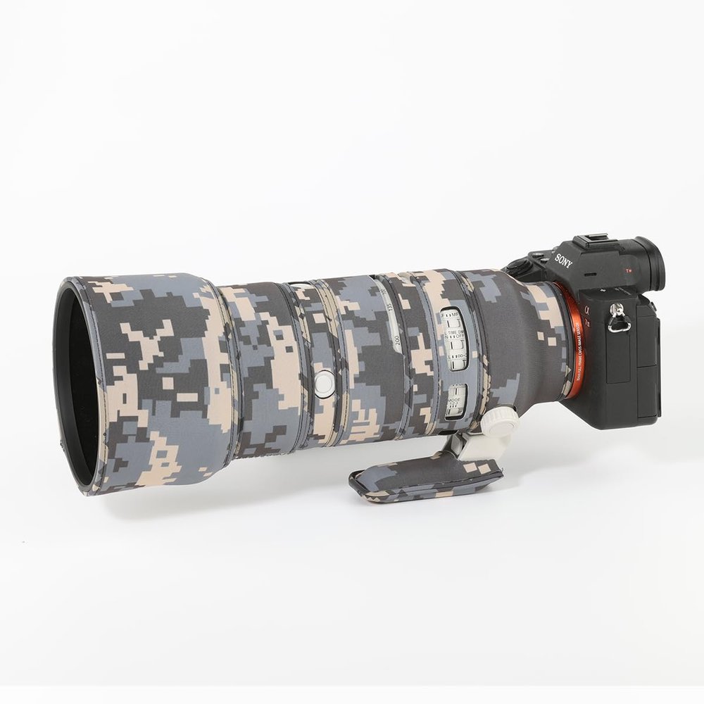 CHASING BIRDS Lens Camouflage Waterproof Coat for Sony FE 70-200mm F2.8 GM OSS II Rainproof Lens Protective Cover Version IV (Digital Camouflage, with 1.4X TC (SEL14TC))