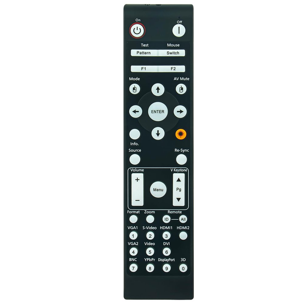 Replacement Remote Control Commander BR-3070L Compatible with Optoma DLP Projector EH503 EH505 DH1014 EH505E X605E X605 EH500 W505 EH515 EH505E X605E W515 X600 BR561 BR541 EH503E W515T X600 EH505E-B