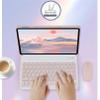 GYSDCAZ Keyboard Case for Lenovo Tab M11 2024 11 Inch TB330, Detachable Backlit Wireless Keyboard with Magnetic Protective Cover, Rechargable Mouse,Pink view 4