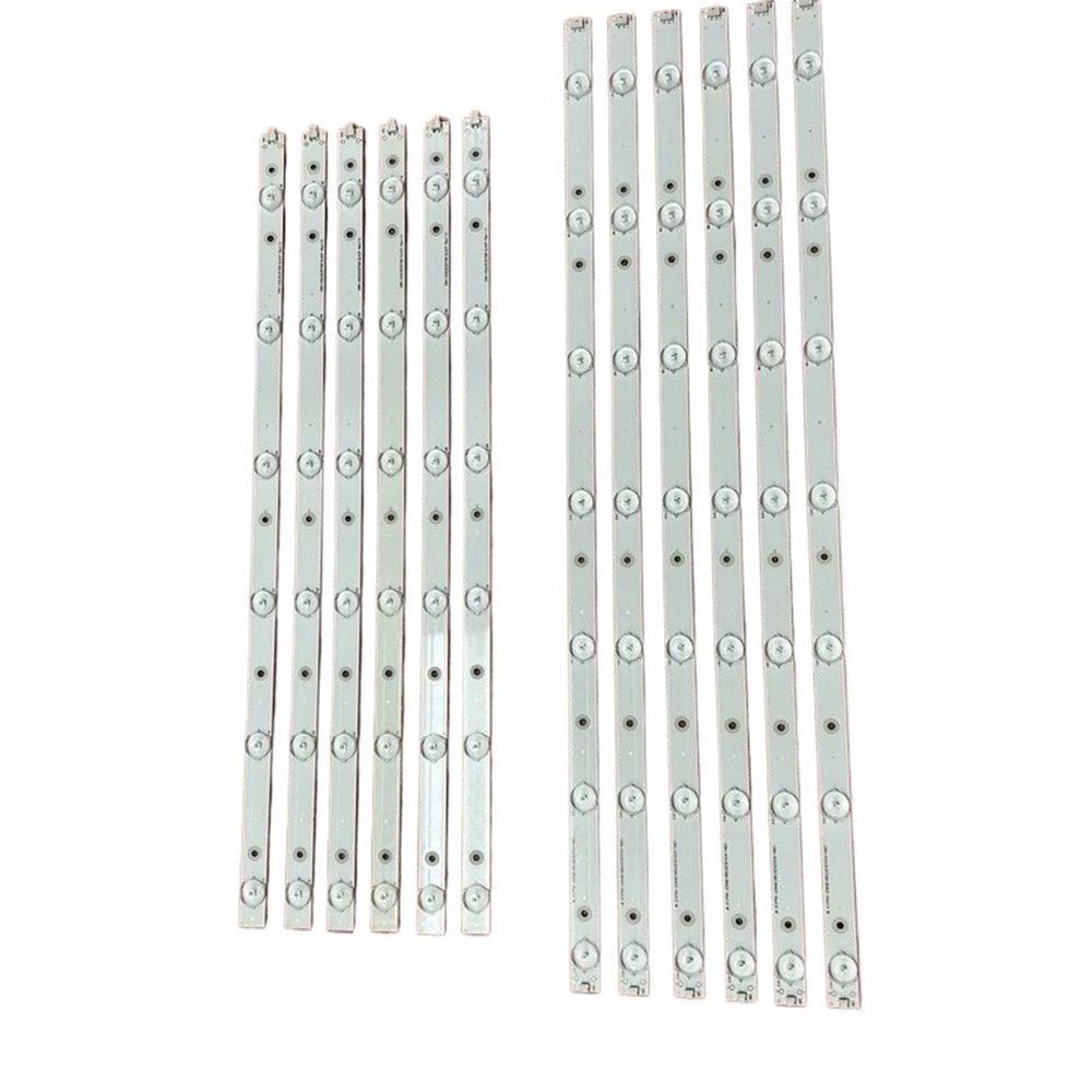 UFDIPLMY Kit LED Backlight Strips Compatible with RCA RLD5515A-C PLDED5515-B-UHD TV 55E5500U 55E5500 CRH-K553535T0613L4CF-Rev1.1 PLED5529A-C (Color : 60 PCS for 5 TV)