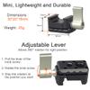 DEKEENSTAR NATO Clamp Adapter Monitor Mount Quick Release NATO Rail Clamp with 1/4 and 3/8 Thread Holes for Camera Cage Handle Monitor LED Light Microphone Cold Shoe Magic Arm view 4