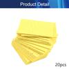 OQATNXUR Cleaning Sponge,Square Pads Non-Scratch Kitchen Cellulose Dishwashing Sponge 60mmx40mmx6mm Blue 20Pcs (Size : Yellow 20Pcs) view 4