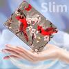 AIRWEE Case for Amazon Kindle Fire 7 (2019/2017/2015) 9th/7th/5th Generation, PU Leather Kindle Fire 7 Case with Adjustable Stand, Auto Wake/Sleep, Red Cardinals view 4