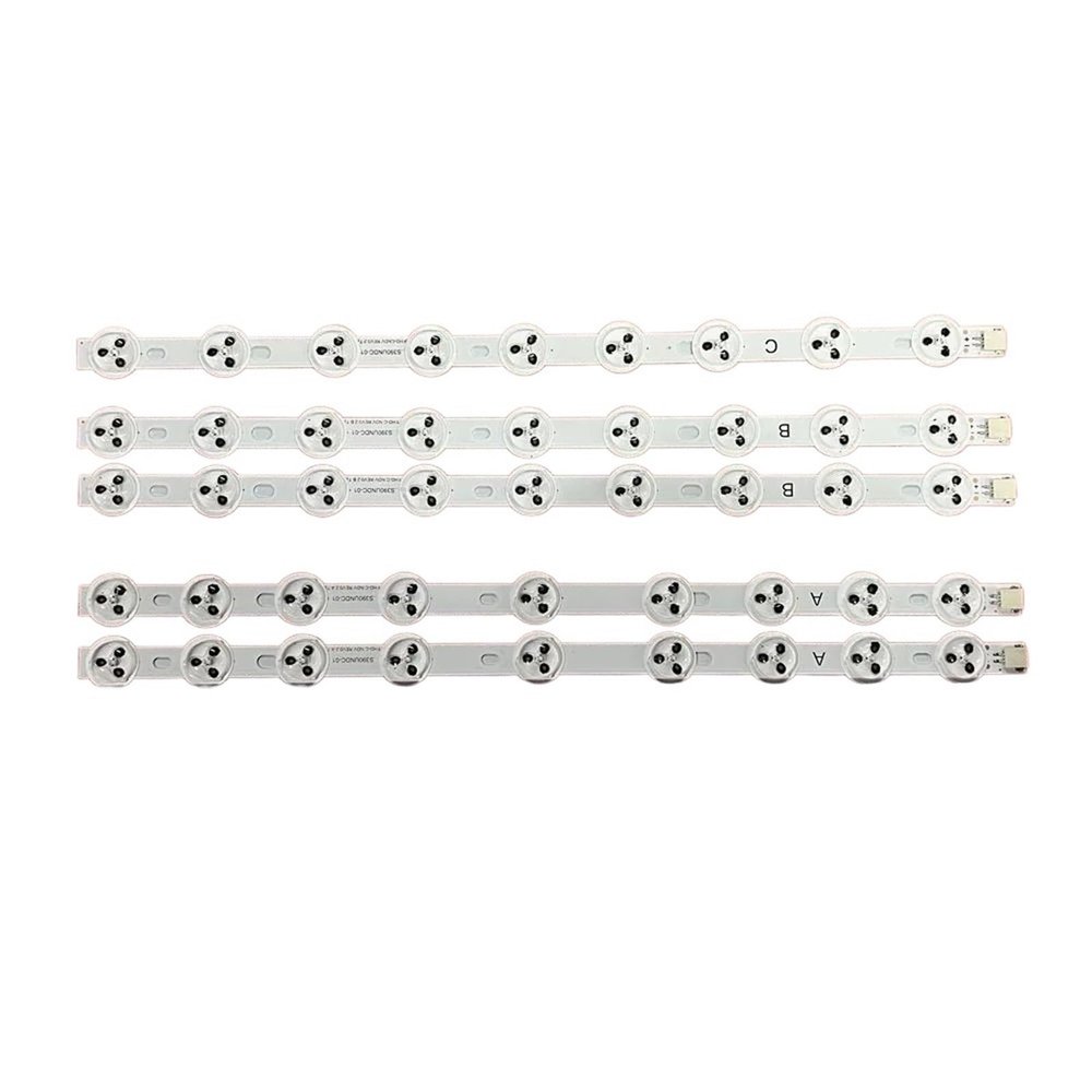 UFDIPLMY LED Backlight Strip Compatible with TV 40L3433DG 40L3451dn 40L3433DG TFL39DLED200 39PF3025D VES390UNDC-01 VES400UNDS-01 VES400UNDS-02 (Color : 5 Kit for 5 TV)