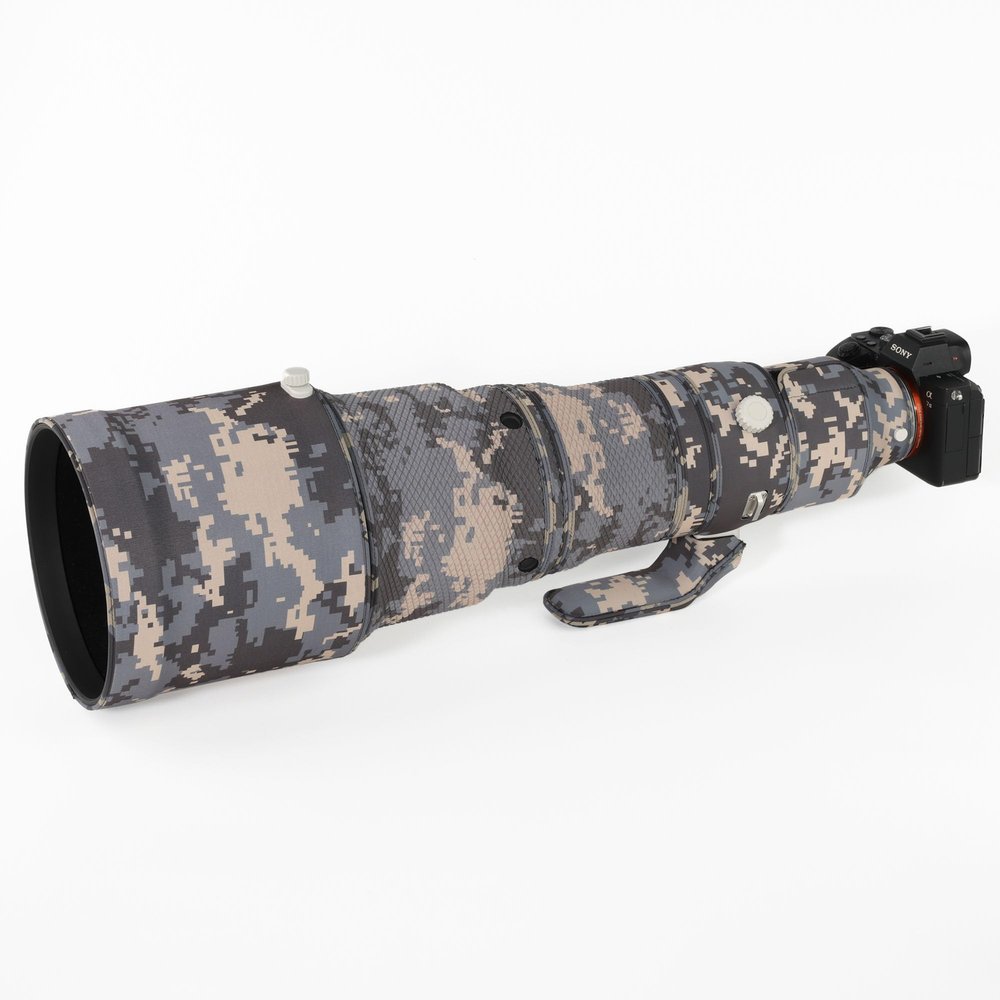 CHASING BIRDS Lens Camouflage Waterproof Coat for Sony FE 600mm F4 GM OSS Rainproof Lens Protective Cover Version IV (Digital Camouflage, with 1.4X TC (SEL14TC))
