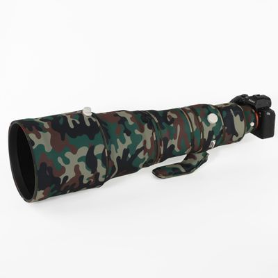 CHASING BIRDS Lens Camouflage Waterproof Coat for Sony FE 600mm F4 GM OSS Rainproof Lens Protective Cover Version IV (Military Green Camouflage, with 1.4X and 2.0X TC)