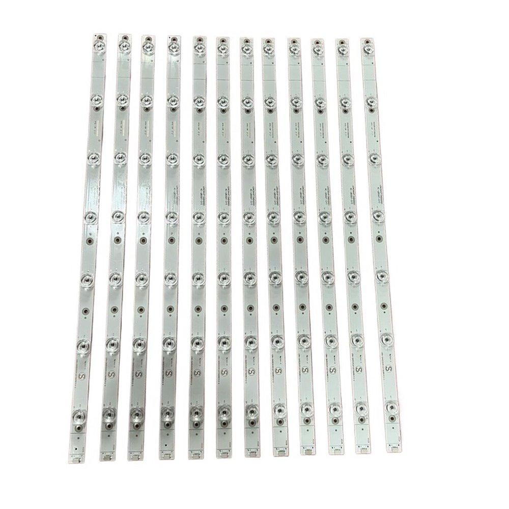 UFDIPLMY Kit 12pcs 7LED LED Strip Compatible with TV 55" 55D2400 CRH-SH553535120758GREV1.1 G 4C-LB550T-GY3 (Color : Kit 12 PCS for 1 TV)