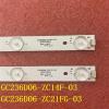 UFDIPLMY 2pcs/Set LED Backlight Bar Strip Compatible with GC236D06-ZC14F-03 303GC236031 423MM 3V 24 Inch (Color : Kit 2pcs for 1 TV) view 3