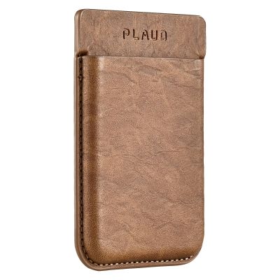 Replacement (Not for Note Pro) Magnetic Carrying Leather Case for Plaud Note AI Voice Recorder Thin Phone Wallet Attachment, Compatible with All Phone (Original Equipment Included)
