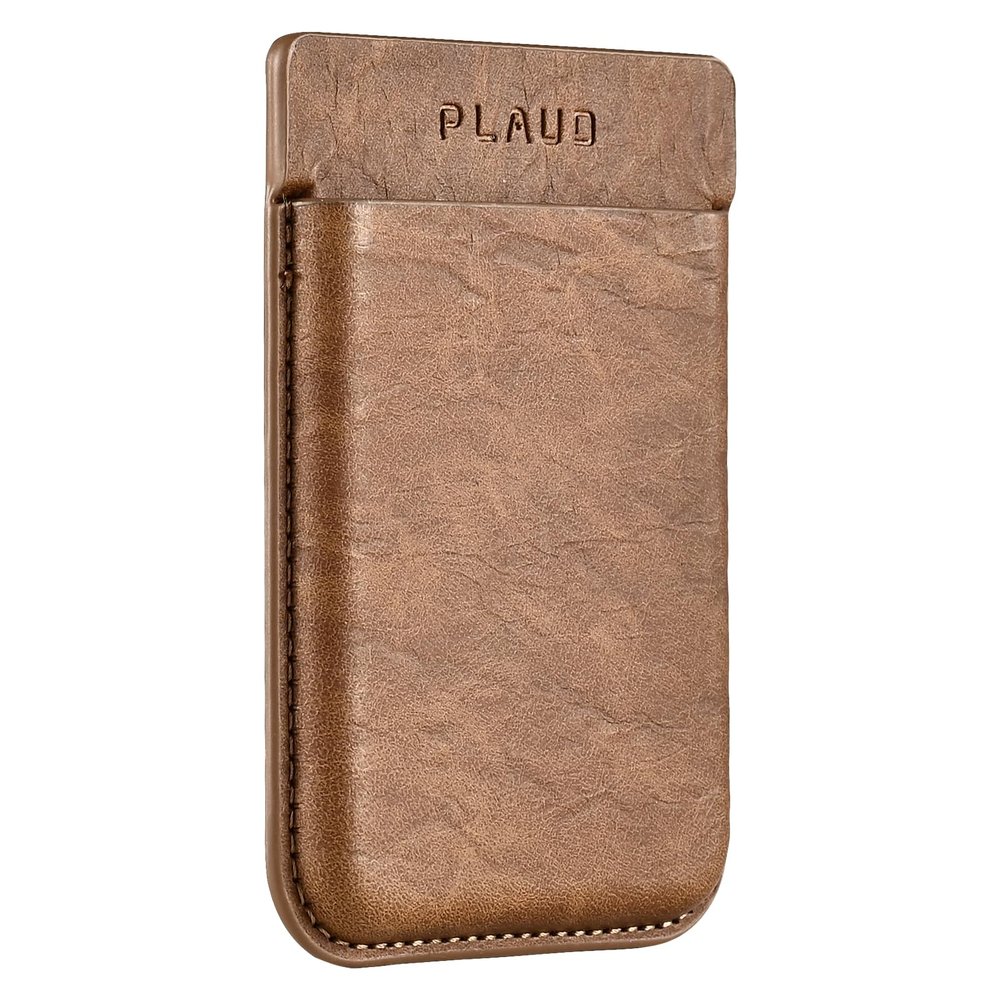 Replacement (Not for Note Pro) Magnetic Carrying Leather Case for Plaud Note AI Voice Recorder Thin Phone Wallet Attachment, Compatible with All Phone (Original Equipment Included)