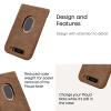 Replacement (Not for Note Pro) Magnetic Carrying Leather Case for Plaud Note AI Voice Recorder  Thin Phone Wallet Attachment, Compatible with All Phone (Original Equipment Included) view 4