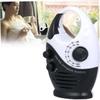 Cndiyald Waterproof Shower Radio Mini AM/FM Shower Radio Resistent Radio Hanging Music Radio Built-in Speaker for Bathroom Outdoor Use(Blue) Suction Cup Hook view 4