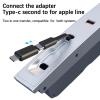 Lily Brown for Center Console Glove Box USB Hub Port Charging Data Transfer Adapter Docking Station Expansion Splitter Part Stable Plug and Play Glovebox view 4