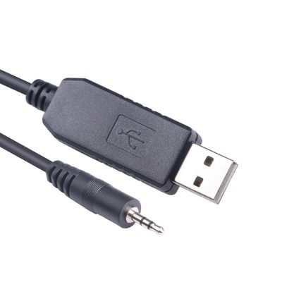 USB Serial Cable for APC Network Management Card AP9630 AP9631 940-0299A, USB to 2.5mm TRS Audio Jack AJ RS232 Connector