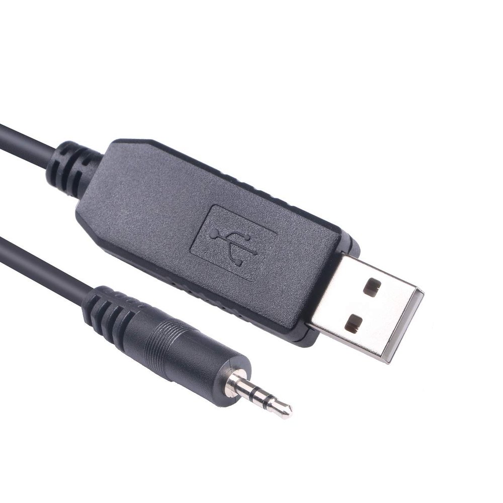 USB Serial Cable for APC Network Management Card AP9630 AP9631 940-0299A, USB to 2.5mm TRS Audio Jack AJ RS232 Connector