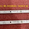 UFDIPLMY 5LED LED Backlight Strip Compatible with FLTV-32B100 SJ.WB.D3200501-3030CS-M PT315AT01 DWB-3219A (Color : 2 PCS for 1 TV) view 2