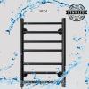 JUVELIO Electric Heated Towel Rack Electric Towel Warmer Heated Towel Drying Rack for Bathroom, 304 Stainless Steel Electric Towel Rail with Temperature Time Control, 80W, Wall Mounted,White,Hardw view 4