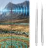 2Pcs GP Antenna Ground Anchor 9.45 inch OD 12mm M10 Thread Aluminium Alloy Outdoor Base Antenna for Pac 12 Ma 12 GP Short Vertical Antennas view 3