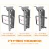 8 PCS 8" Boat Trailer Bunk Brackets, Galvanized Swivel Top, Heavy Duty, for 1.5" x 3", 2" x 3", 3" x 3" Boat Trailer Crossmember view 2