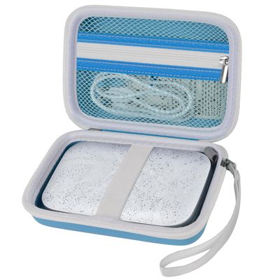 Case Compatible with HP Sprocket Select Portable/ 2nd Edition Instant Photo Printer, Travel Carrying Organizer Holder Fits for Zink Photo Paper, USB Cable and More Accessories (Box Only) (Blue)