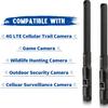 4G LTE Cellular Trail Camera Antenna 8dBi RP-SMA Male Antenna Compatible with Spypoint Link Micro Solar EVO Link S Dark Wildlife Hunting Game Cam Outdoor Mobile Security Camera view 2