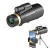 DJXIK HD Monocular Telescope. Waterproof Monocular Telescope Fog-Resistant with Smartphone Adapter Tripod. for Bird Watching, Hunting, Hiking, Sightseeing, Concert Ball Game view 1