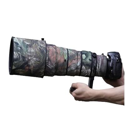 CHASING BIRDS Lens Camouflage Waterproof Coat for Nikon AF-S 500mm f/4 G ED VR Rainproof Lens Protective Cover (Pine Camouflage, with 2.0X TC (TC-20E III))