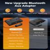 arsvita 5.1 Bluetooth Cassette Adapter, Car Audio Bluetooth Cassette Receiver, Cassette Bluetooth Adapter for Car Support Micro SD Card, Hands-Free Call, Black, Type BCA02 view 2