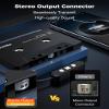arsvita 5.1 Bluetooth Cassette Adapter, Car Audio Bluetooth Cassette Receiver, Cassette Bluetooth Adapter for Car Support Micro SD Card, Hands-Free Call, Black, Type BCA02 view 3