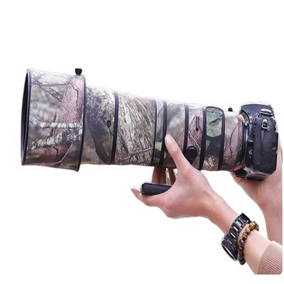 CHASING BIRDS Lens Camouflage Waterproof Coat for Nikon AF-S 180-400mm F4 E TC1.4 FL ED VR Rainproof Lens Protective Cover (Pine Camouflage)