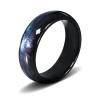 NFC Ntag216 Chip Ceramic Smart Finger Ring Programmable 888 Bytes Compatible with NFC Phone and Devices for Men or Women (Blue, US#11) view 1