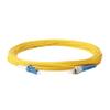 SpeedyFiberTX 2-Pack 7 Meter LC/UPC to FC/UPC 3.0mm Simplex Yellow Riser OFNR Fiber Patch Cable, Corning SMF-28 Singlemode 9/125um OS1/OS2 Compatible Ultra Optical Fiber view 2