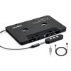 arsvita 5.1 Bluetooth Cassette Adapter with 3.5mm Aux Cable Tape, Black view 1