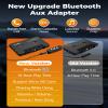 arsvita 5.1 Bluetooth Cassette Adapter with 3.5mm Aux Cable Tape, Black view 2