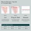 NFC Ntag216 Chip Ceramic Smart Finger Ring Programmable 888 Bytes Compatible with NFC Phone and Devices for Men or Women (Red, US#7) view 4