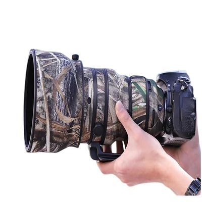 CHASING BIRDS Lens Camouflage Waterproof Coat for Nikon AF-S 200mm f/2G ED VR II Rainproof Lens Protective Cover (Reed Camouflage, with 1.4X TC (TC-14E III))