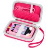 ALKOO Kids Toy Smartphone Case Compatible with Kikapabi/for Joozfee/for dancingcow/for Prysyedawn, Learning Toys Holder for Toddler Play Cell Phone, SD Card, Over 7 Years Age (Rose Red) view 1