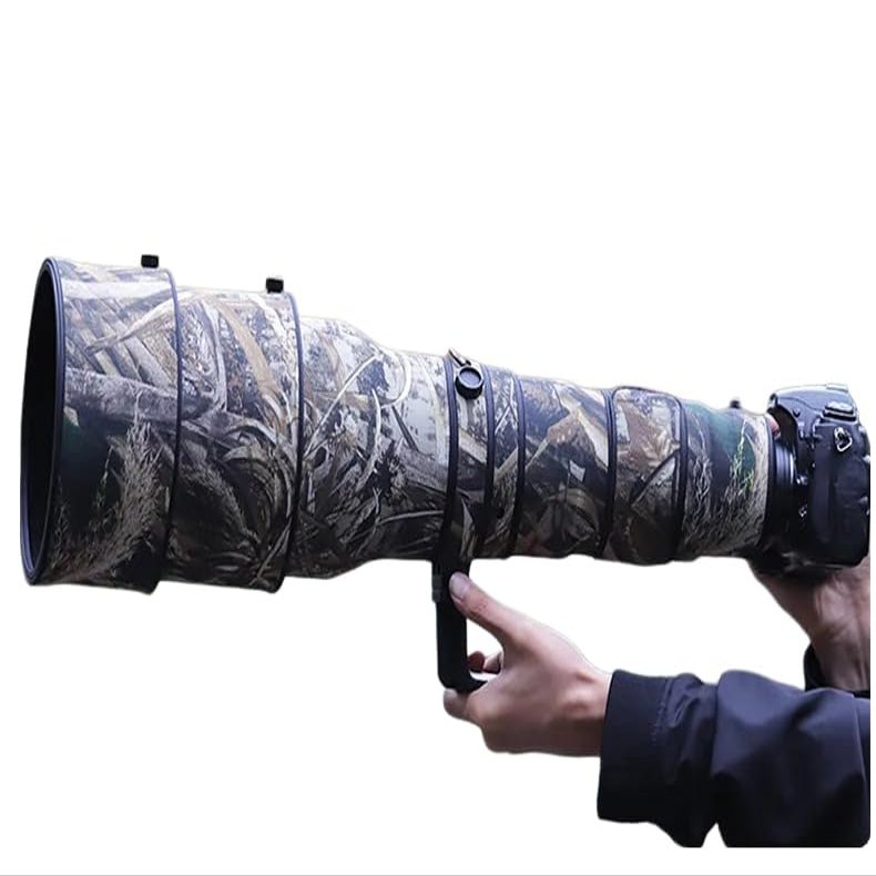 CHASING BIRDS Lens Camouflage Waterproof Coat for Nikon AF-S 600mm F4 G ED VR Rainproof Lens Protective Cover (Reed Camouflage)