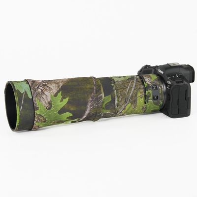 CHASING BIRDS Lens Camouflage Waterproof Coat for Canon RF 100-400mm F5.6-8 is USM Rainproof Lens Protective Cover Version IV (Green Leaf Camouflage, with Extender RF 2X)