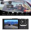 1080P Dash Camera, 3 Channel 2 Inch Screen 170 Wide Angle, WDR Night, 2.4G APP Controlling, Car Camera for Cars, Trucks, SUVs view 2