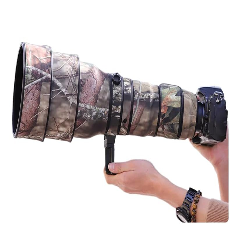 CHASING BIRDS Lens Camouflage Waterproof Coat for Nikon AF-S 400mm F2.8 G ED VR Rainproof Lens Protective Cover (Pine Camouflage, with 1.7X TC (TC-17E II))