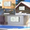 FALABON88 Outdoor TV Cover 65 Inch, Weatherproof Waterproof Coral Starfish Outside TV Covers with Zipper Flap, Summer Ocean 600D TV Enclosure Protector for Outside Flat Screen TV view 4